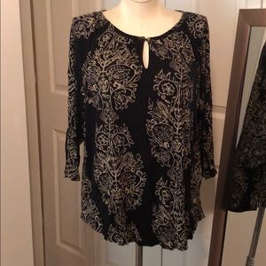 Lucky brand tunic top